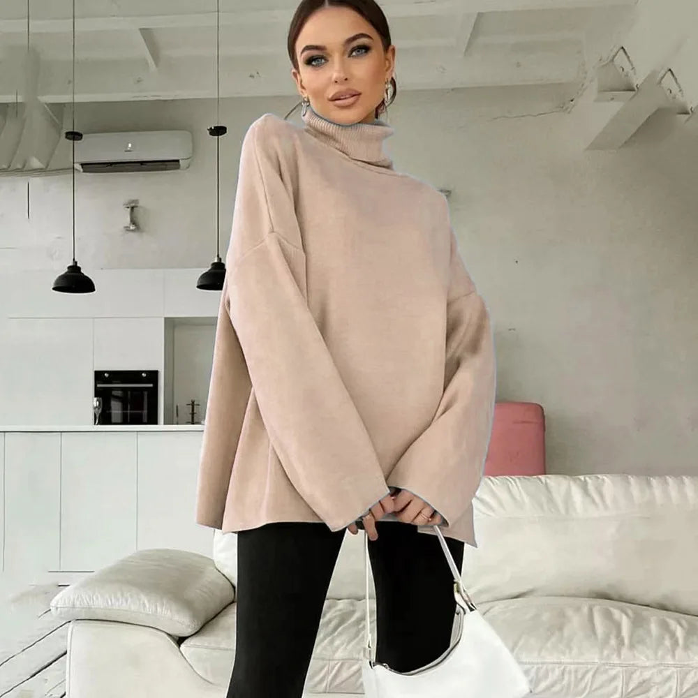 Salomé | Knitted basic top knit sweater for winter