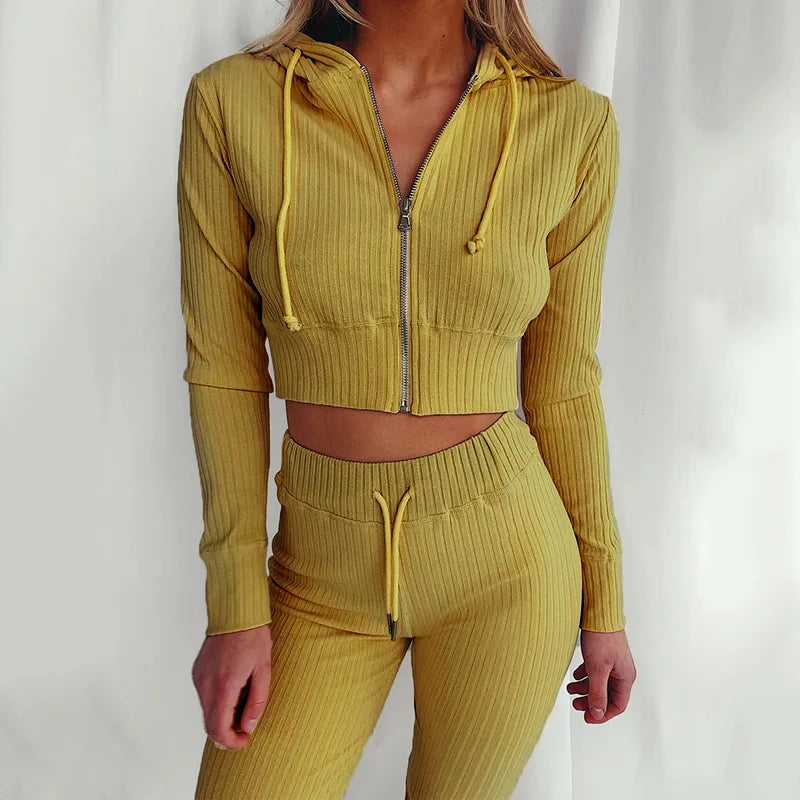 Miriam | Modern long sleeve slim set for women