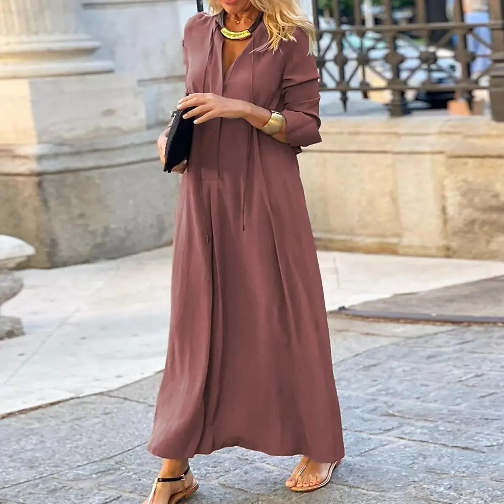 Nuria® | Women's V-neck swing dress