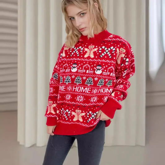 Eva | Ugly Christmas sweater with a snowman motif