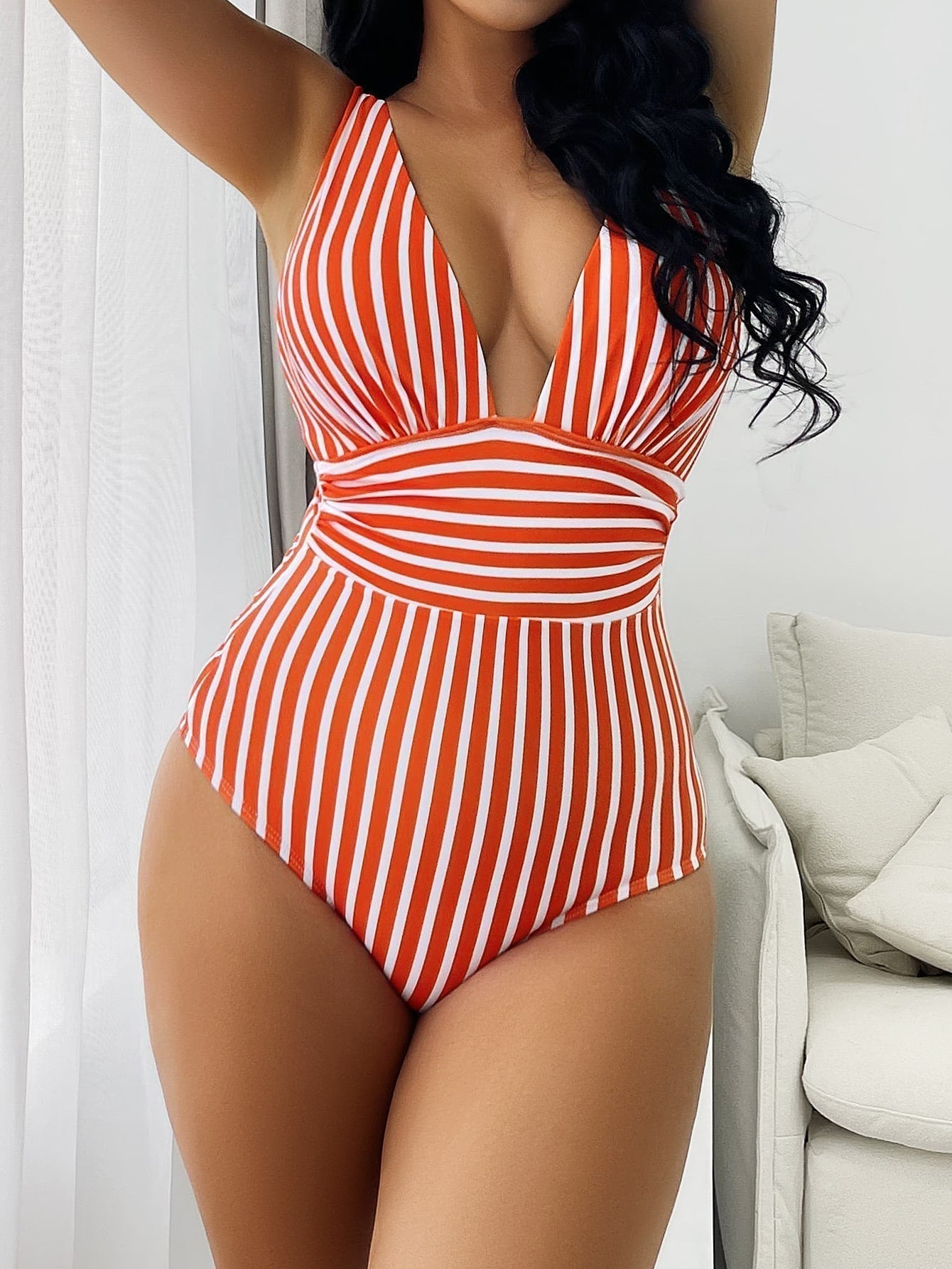 Azucena® | Striped Elegant Swimsuit
