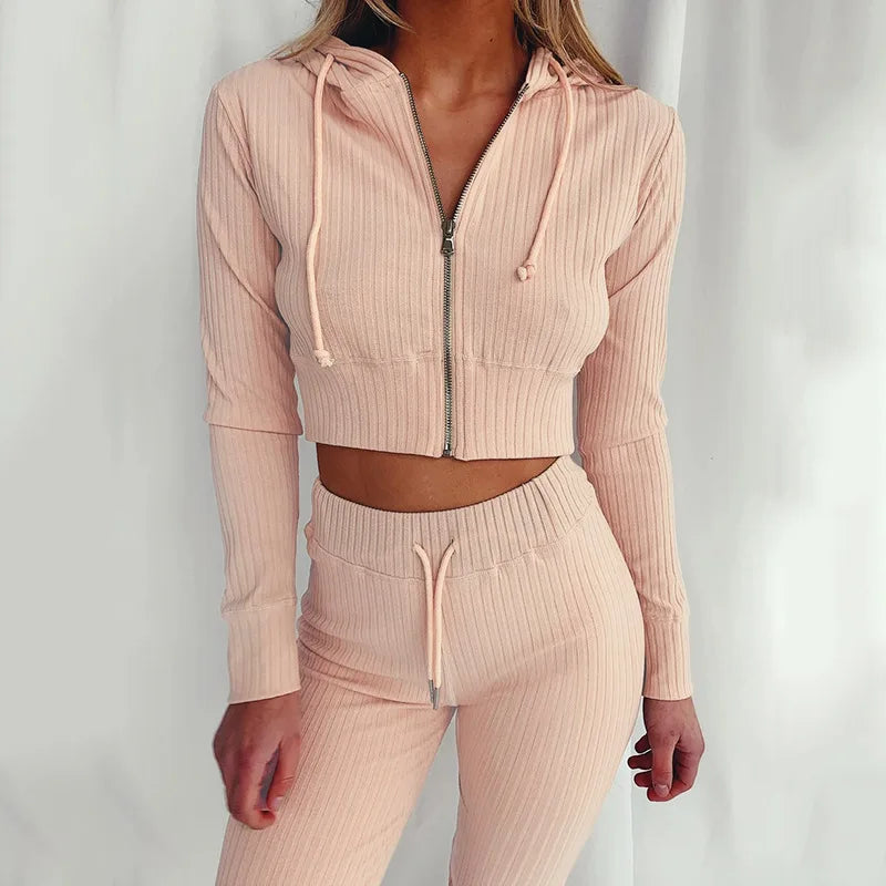 Miriam | Modern long sleeve slim set for women