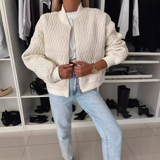 Elizabeth | Quilted Stylish Bomber Jacket