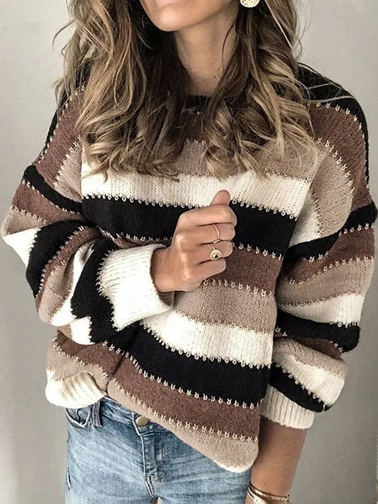 Lieke | Elegant multicolored sweater for women