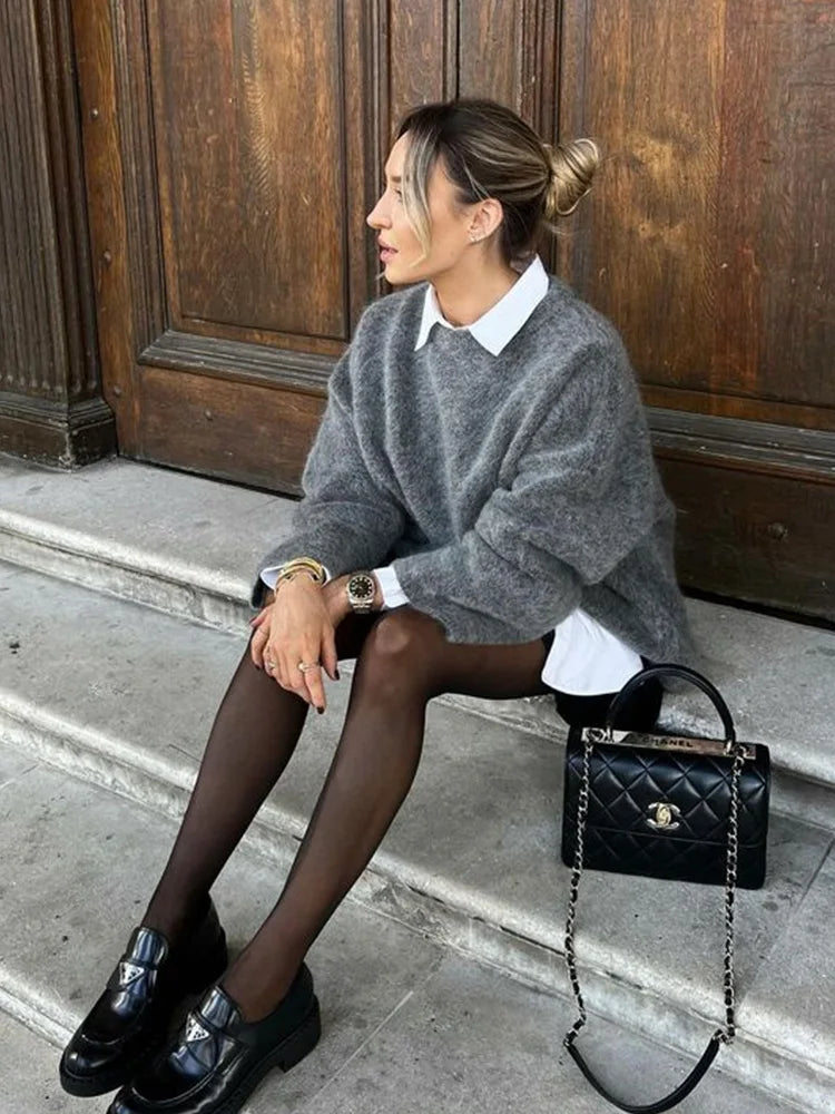 Maria Fernanda | Oversized knit sweater