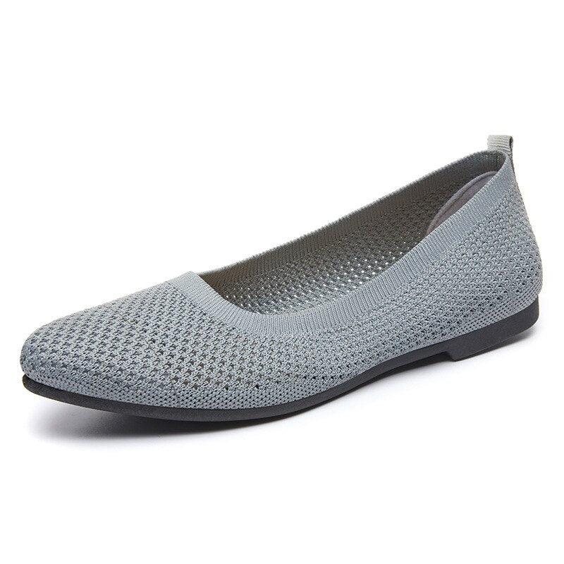 Marcela® | Gray Orthopedic Ballerinas
