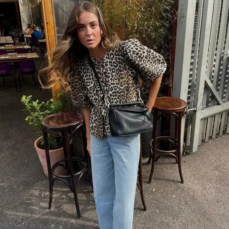 Mary® | Leopard Bow Top
