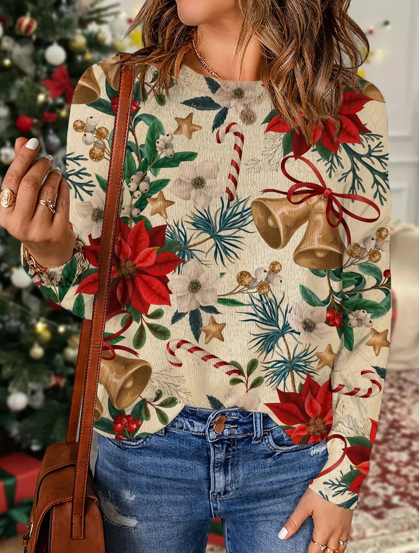 Lorena | Eleanora Christmas crew neck sweater