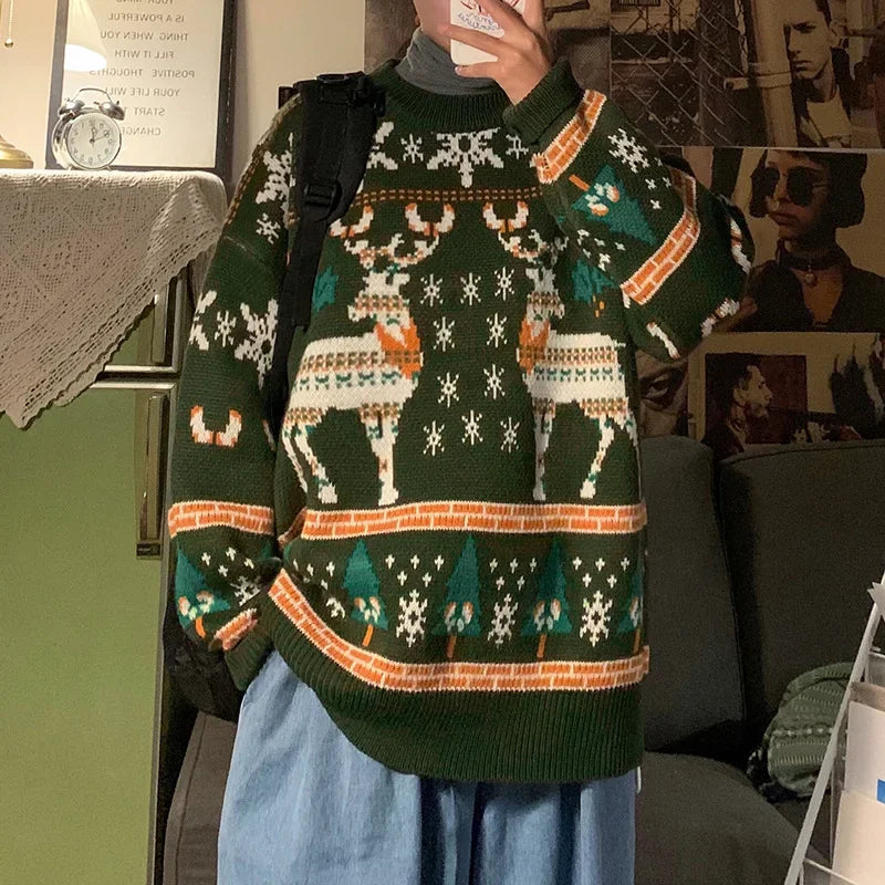 Leticia® | Half collar Christmas sweater