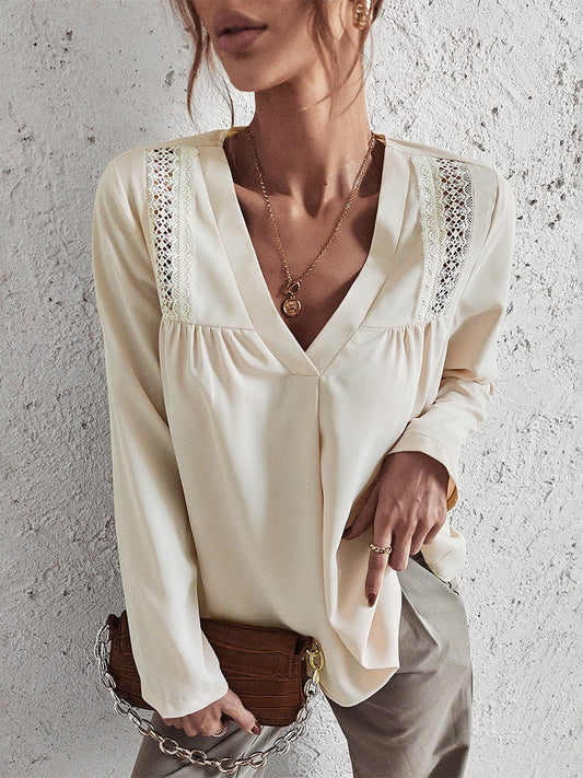 Micaela® | Casual V-Neck Blouse