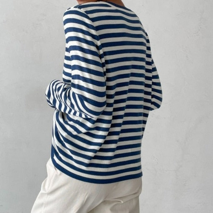 Brunella® | Women's striped long-sleeved top