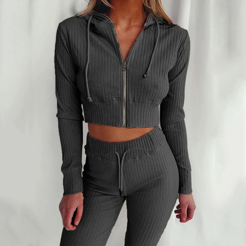 Miriam | Modern long sleeve slim set for women