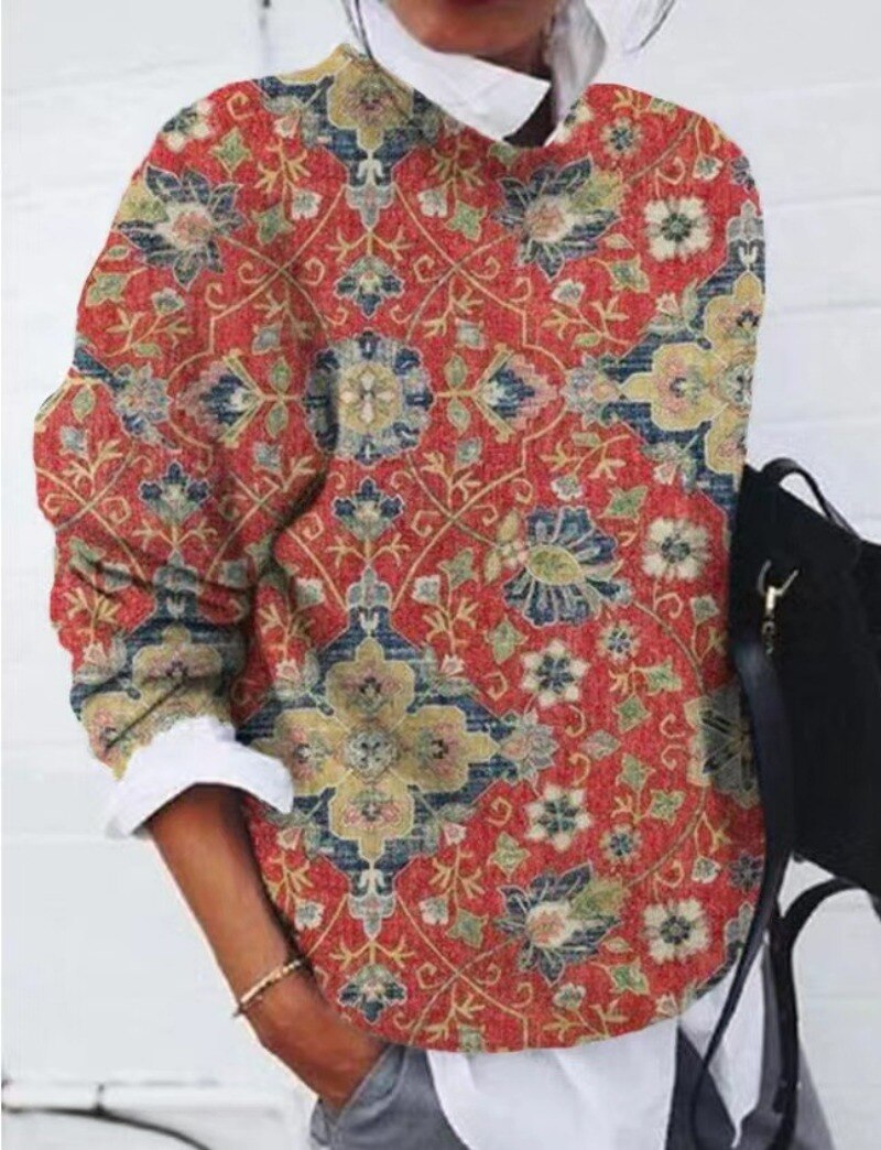 Kimberly | Trendy floral sweater