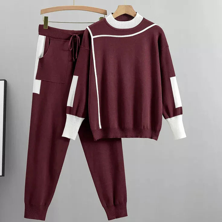 Kaitlyn | Women’s Casual Lounge Sweater Pants Set