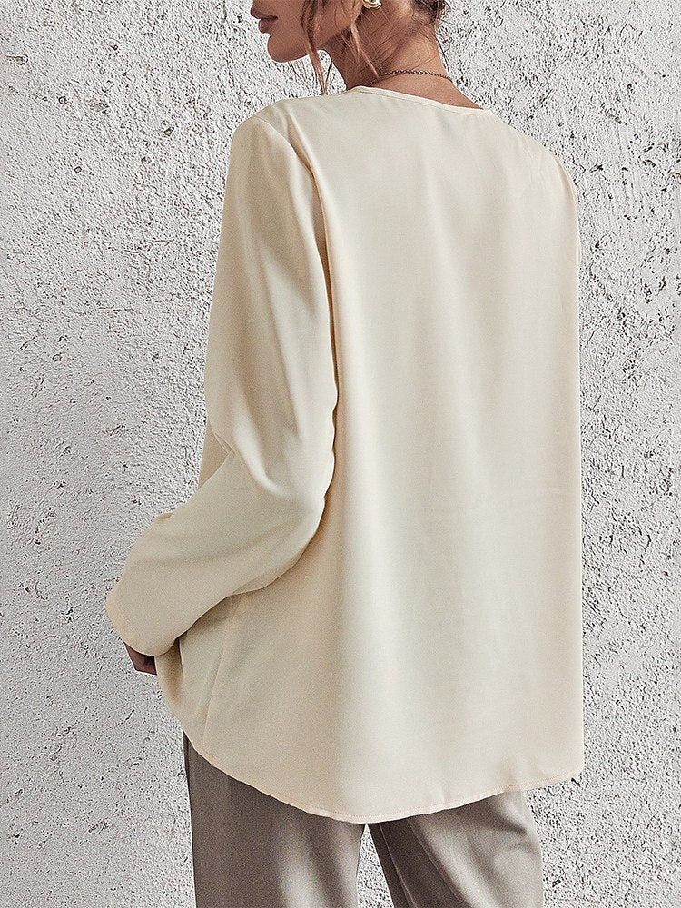 Micaela® | Casual V-Neck Blouse
