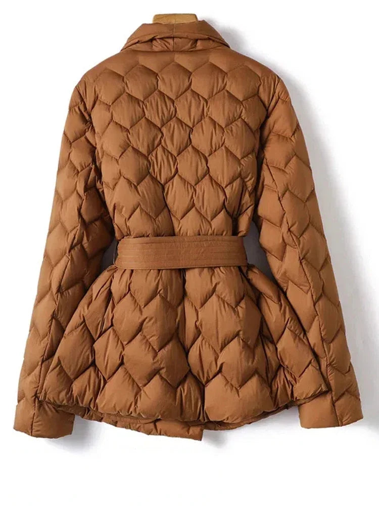 Helga® | Doudoune elegant with belt