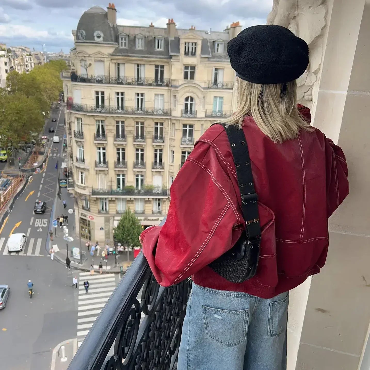 Josefina | oversized leather jacket