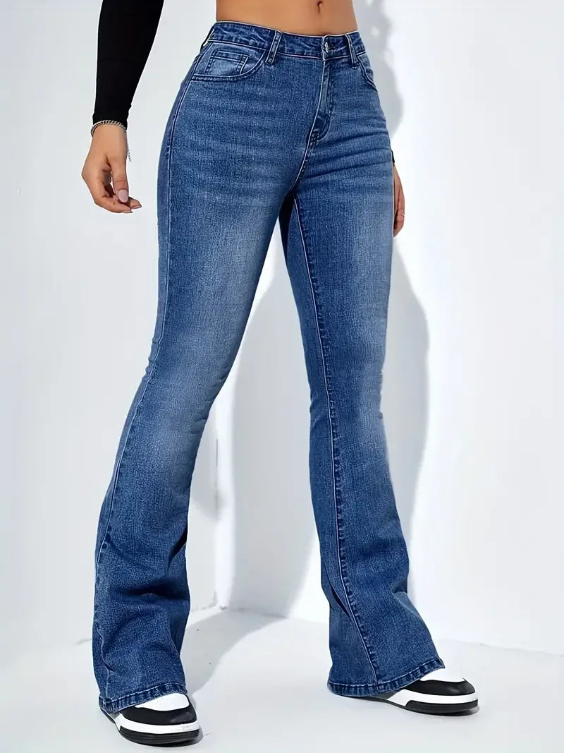 Liliana® | Flared Jeans Stretchy And High Waist