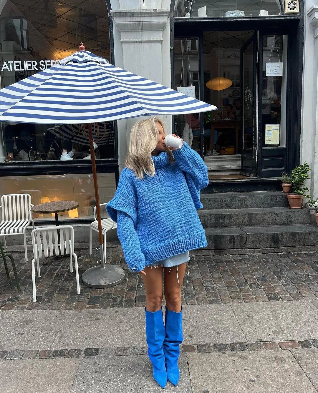 Emma | Women's Oversized Knit Sweater Dress