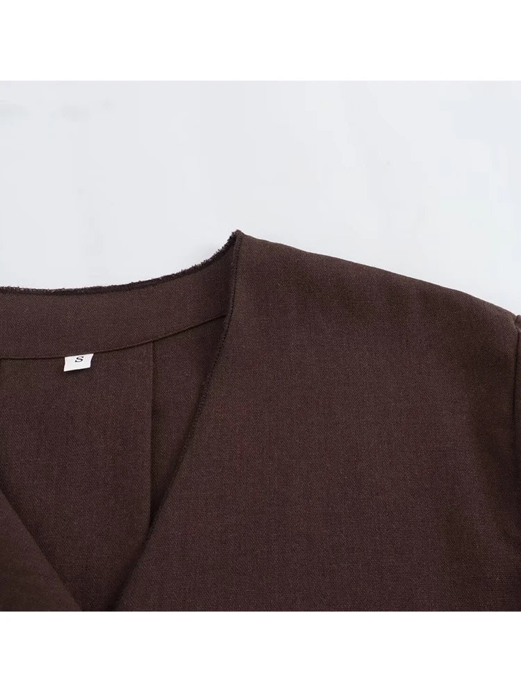 Marita | Linen combination set fall trend 2024