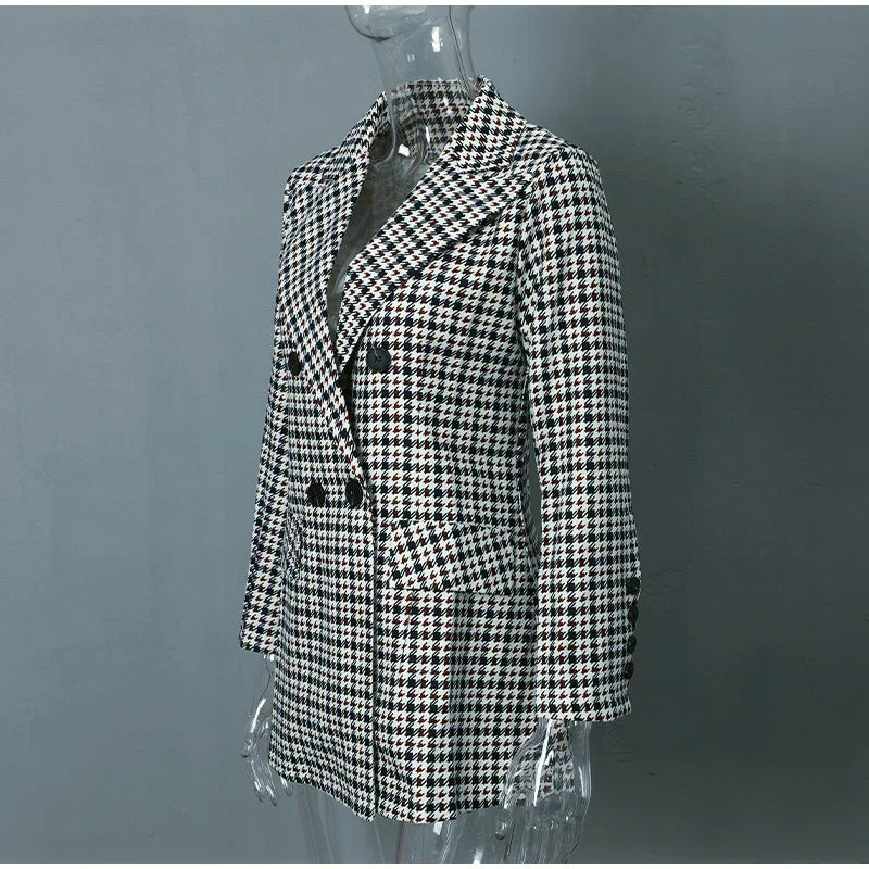Jazmin | Checked blazer jacket