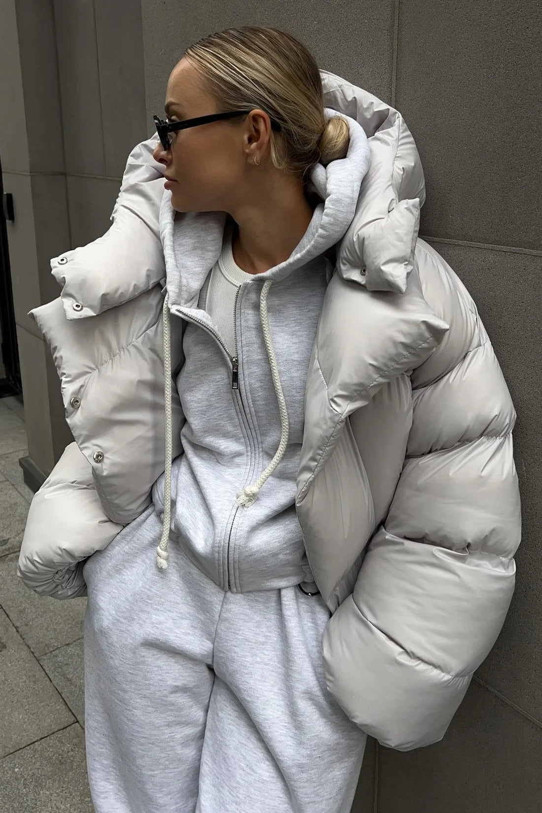 Renata | Cross padded jacket