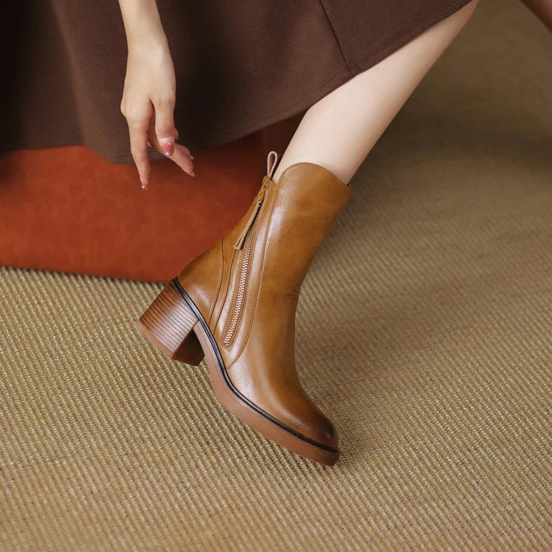 Guillermina | Leather ankle boots