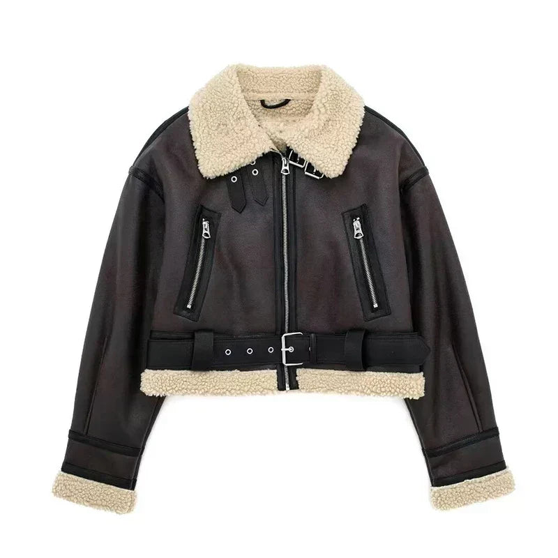 Ornella® | Exterior coat elegant and stylish with belt