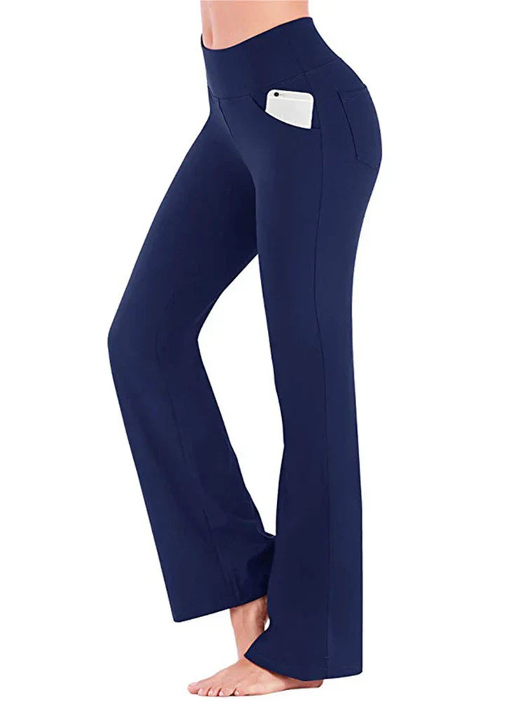 Dayana® | Stretchy Flared Pants High Waist