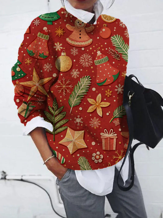 Lotte | Crew neck Christmas sweater
