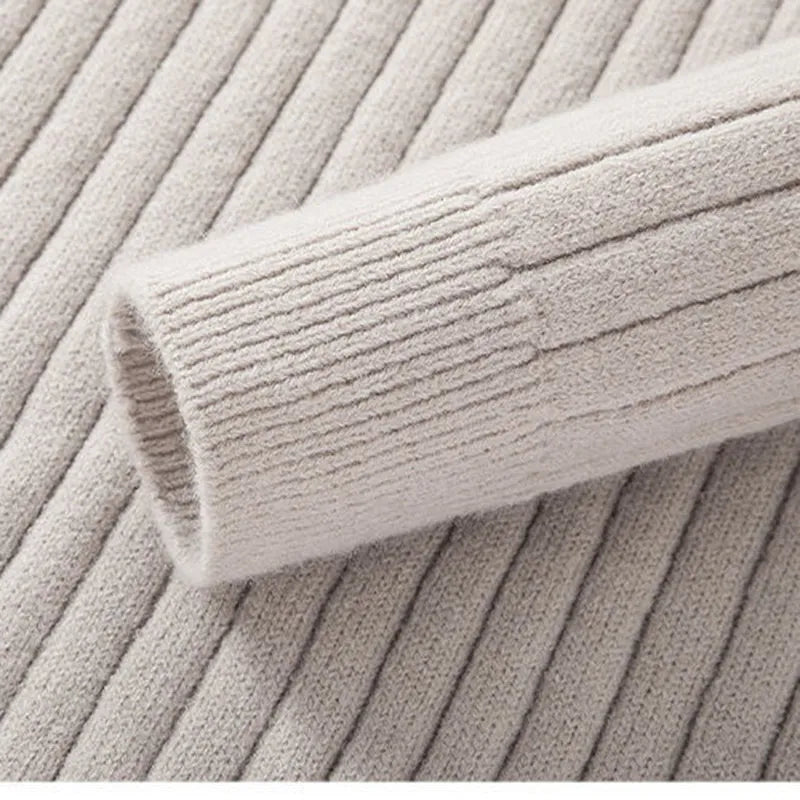 Leo | Men's Quarter Zip Slim-Fit Sweater