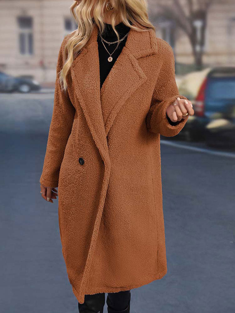 Angelika | Autumn/winter coat made of faux leather