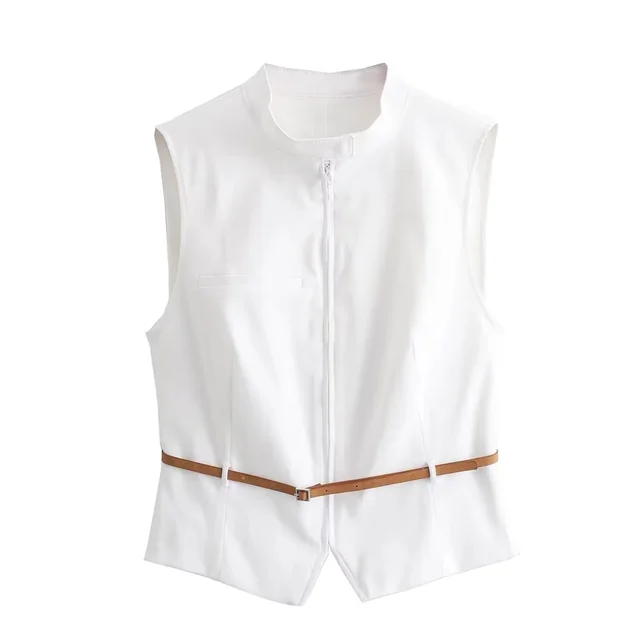 Maricarmen® | Casual Slim Fit Belt Detail Summer