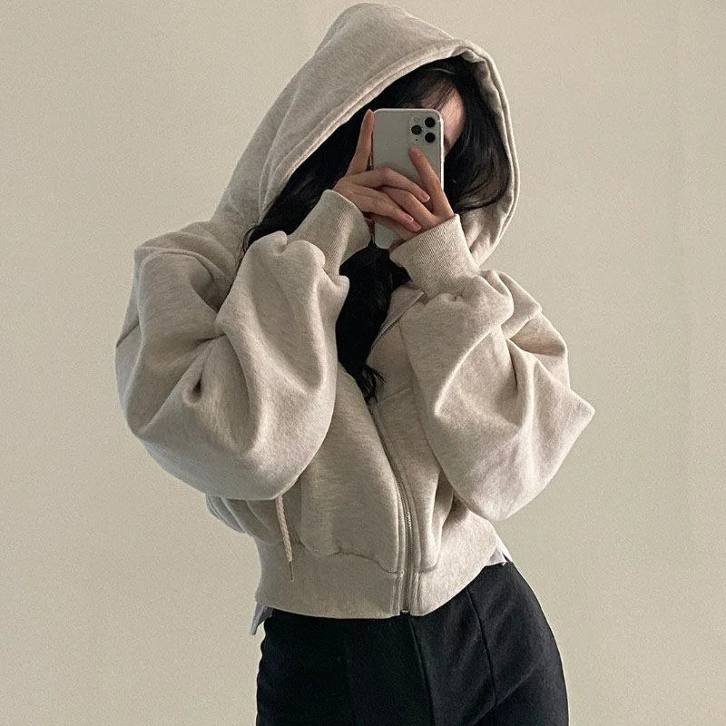 Silvia | Fashionable women's zip-up hoodie
