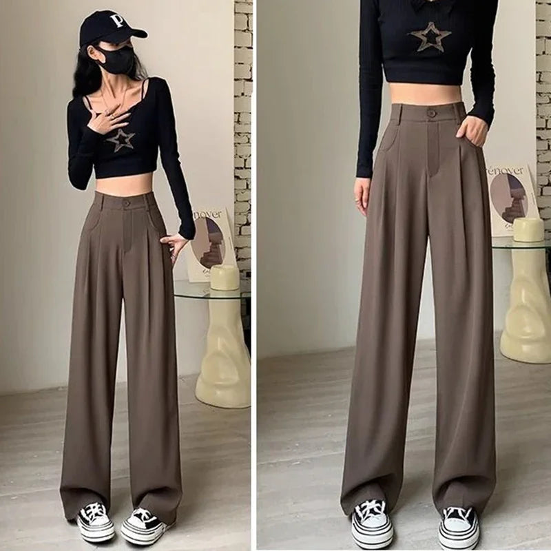 Dana® | Wide Leg Pants Classic With High Waist
