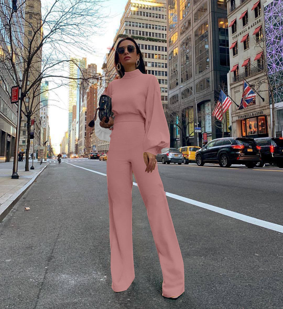 Imelda | Chic overalls with a high collar