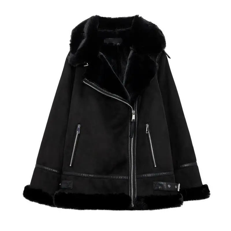 Diana | Warm faux teddy jacket for women