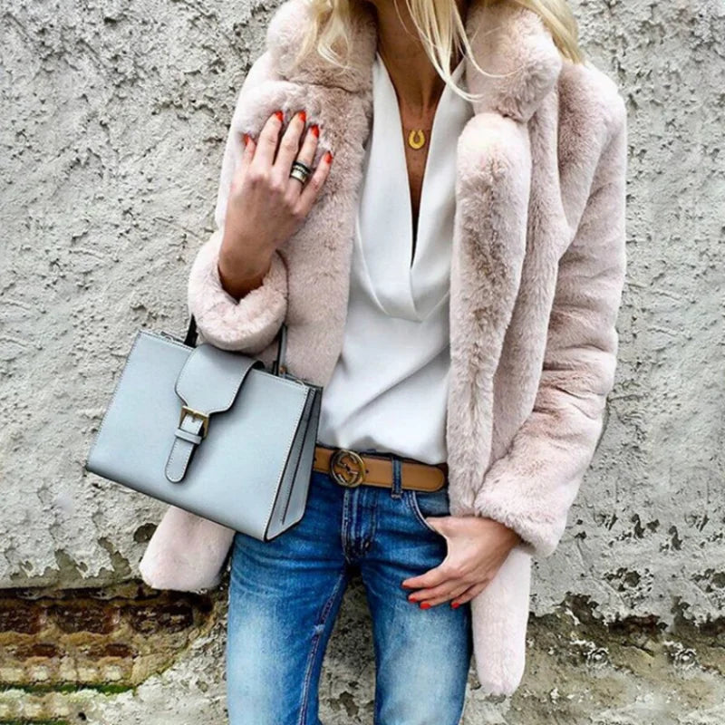 Diana | Fluffy winter coat for women