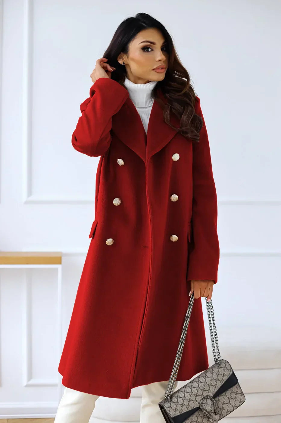 Wanda | Elegant women's trench coat for winter