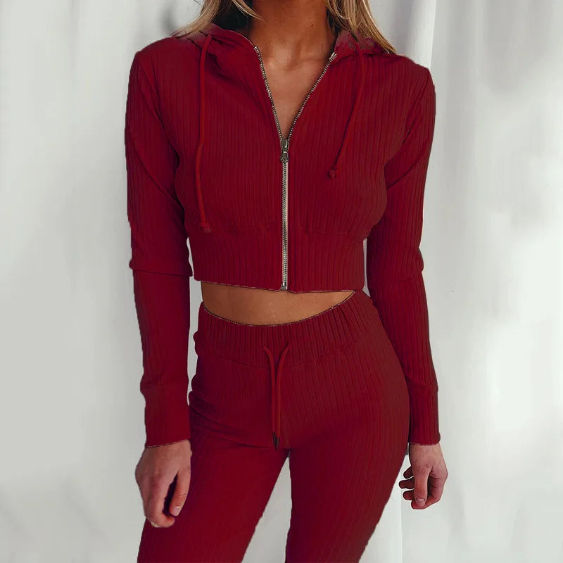 Miriam | Modern long sleeve slim set for women