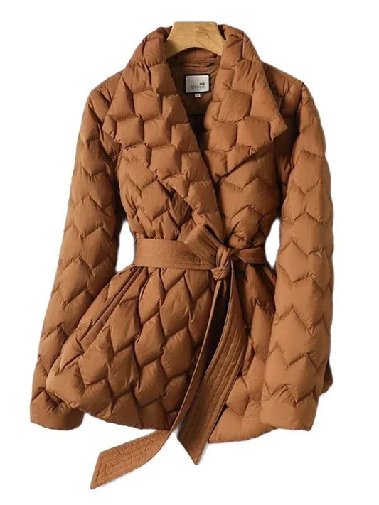 Helga® | Doudoune elegant with belt