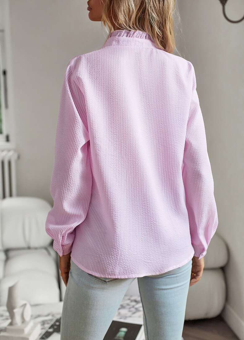 Lila | Elegant Ruffle Blouse for Women