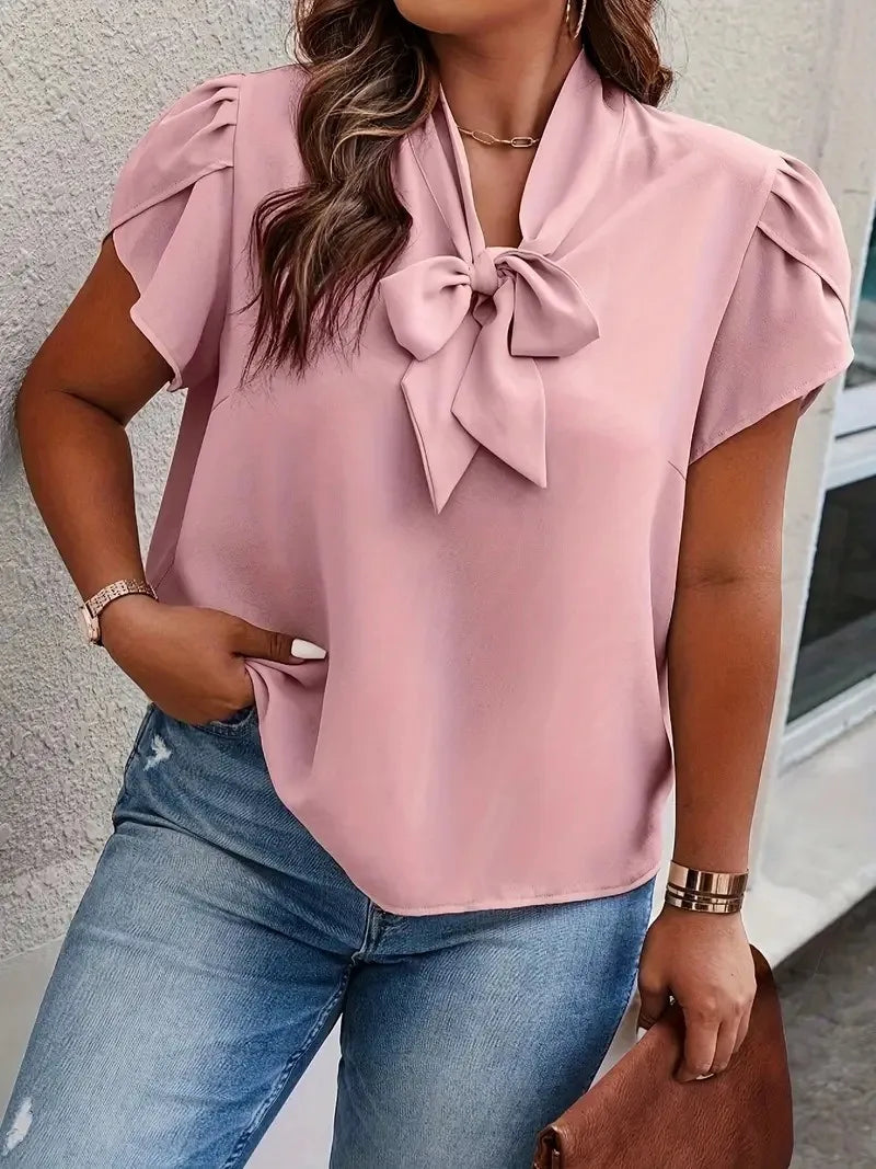 Margaux® | Pink Women'S Plus Size Shirt