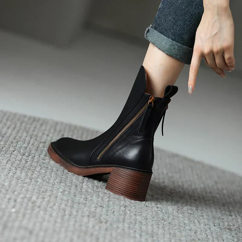 Guillermina | Leather ankle boots