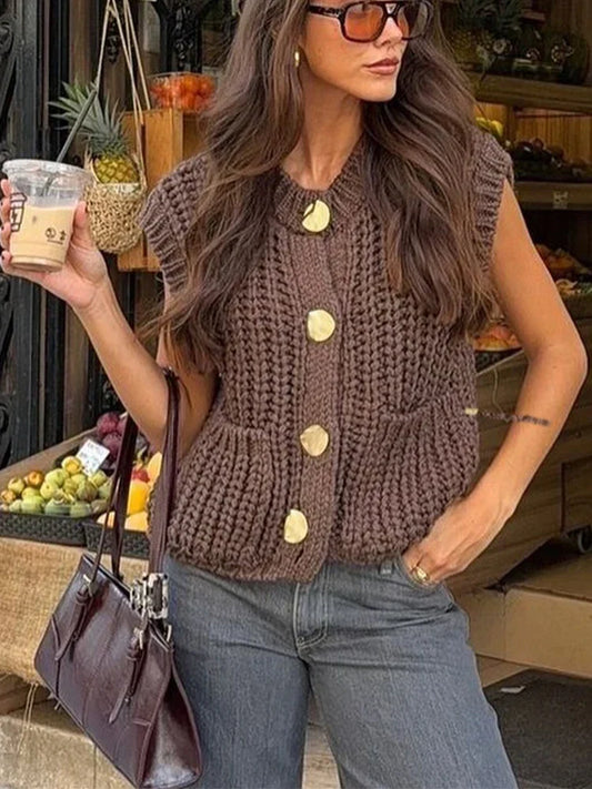 Teresa | Modern, thick and warm women's vest