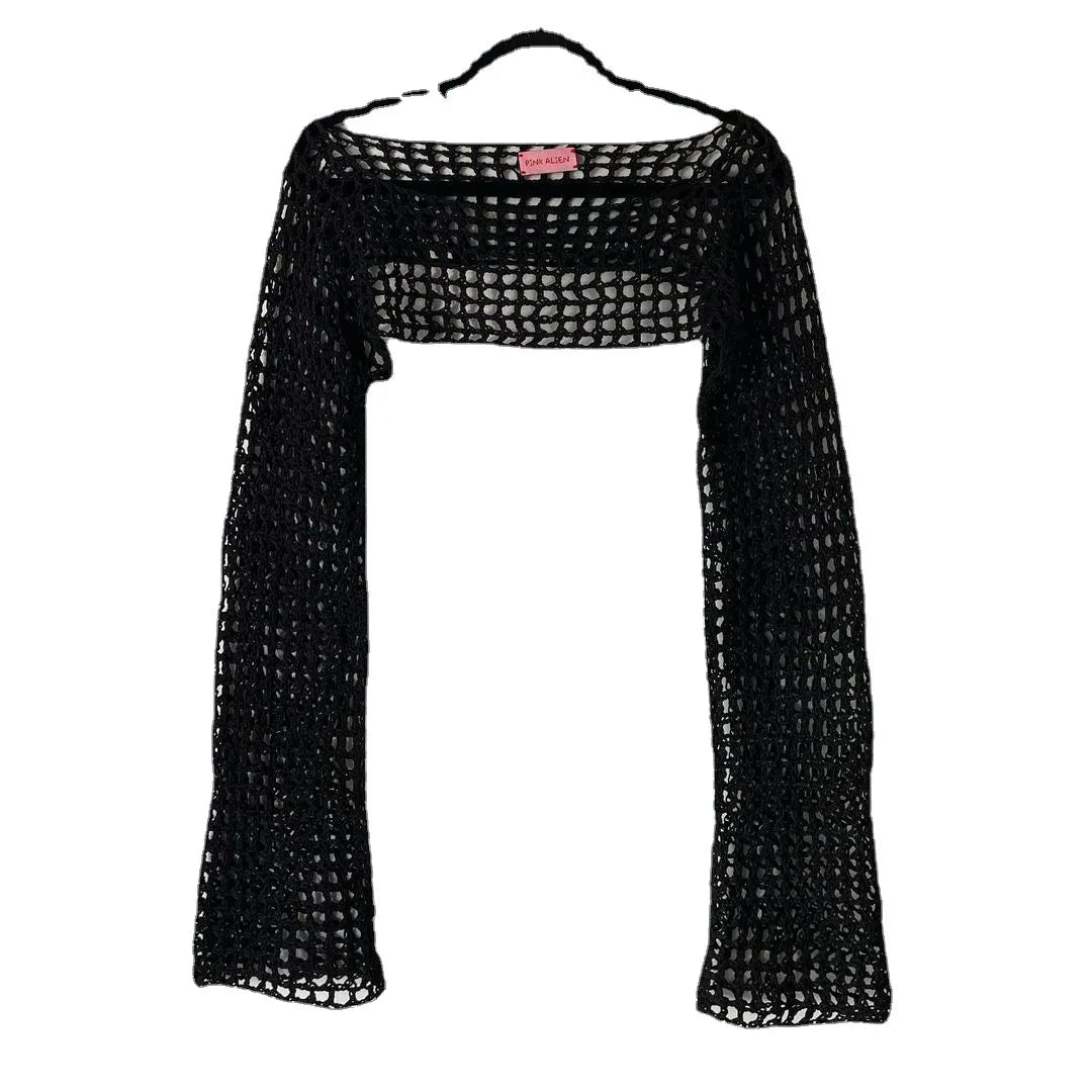 Clotilde® | Mesh crop top for women