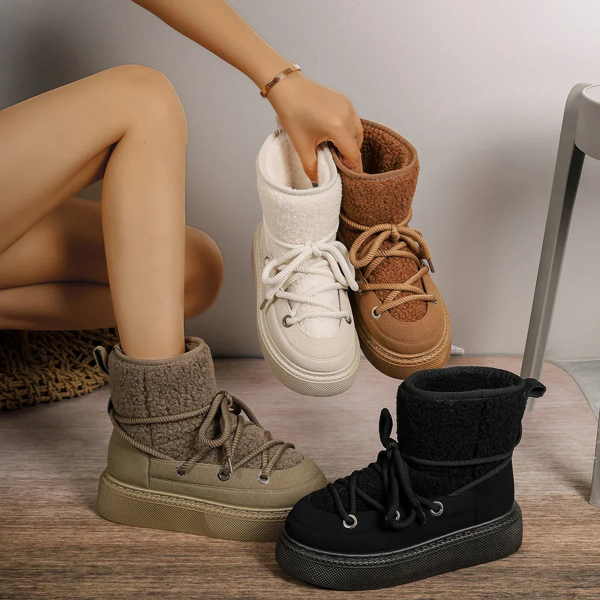 Leanne | Women's Lace-Up Winterboots