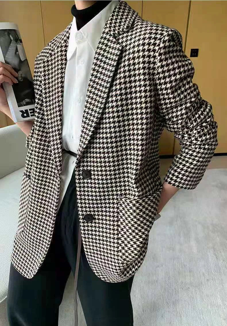 Maricarmen | Houndstooth blazer