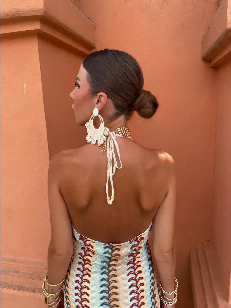 Ester® | Backless V-Neck Dress