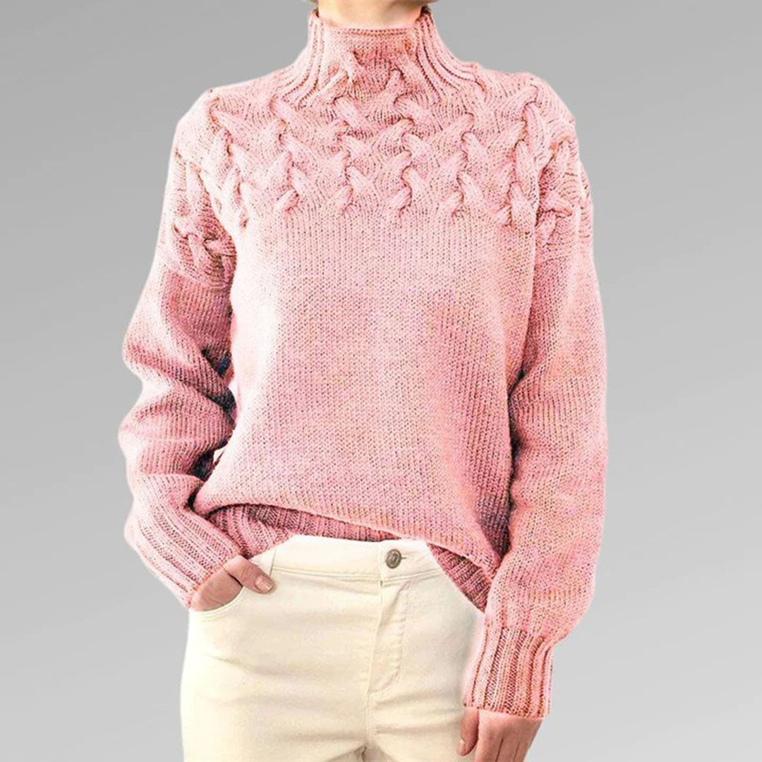 Leticia | Knitted turtleneck sweater for women